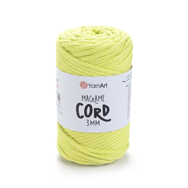 YarnArt Macrame Cord 3 mm 755 - světle zelená