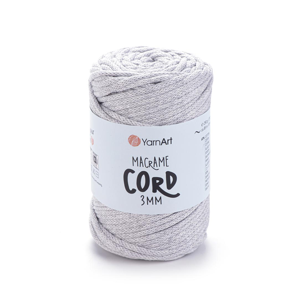 YarnArt Macrame Cord 3 mm 756 - světle šedá