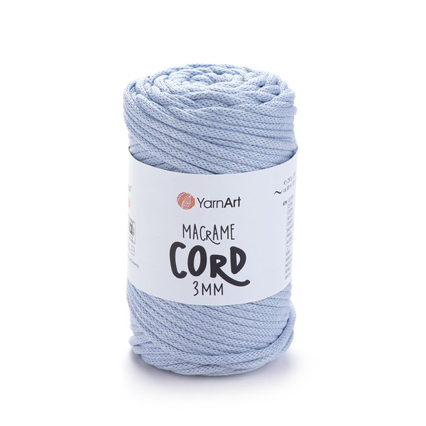 YarnArt Macrame Cord 3 mm 760 - světle modrá