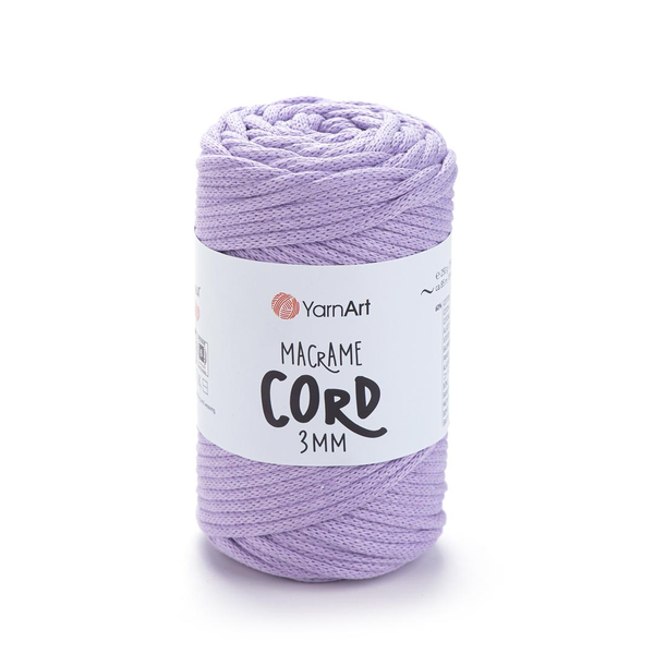 YarnArt Macrame Cord 3 mm 765 - světlá levandule
