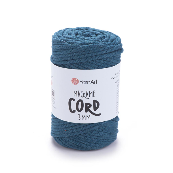 YarnArt Macrame Cord 3 mm 789 - petrolej