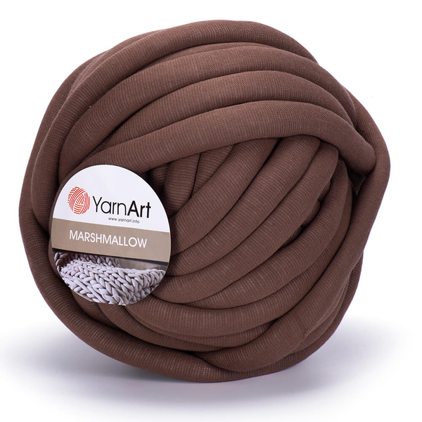 YarnArt Marshmallow 905 - hnědá
